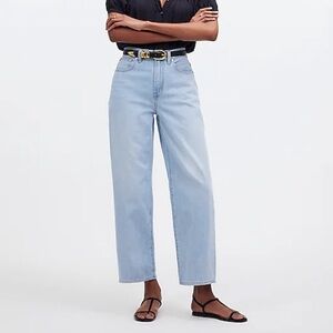 Madewell “Perfect Vintage Wide Leg Crop” Jean